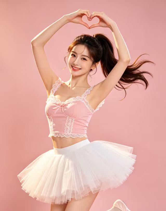 Cute and Royal Sister Contrast Dance