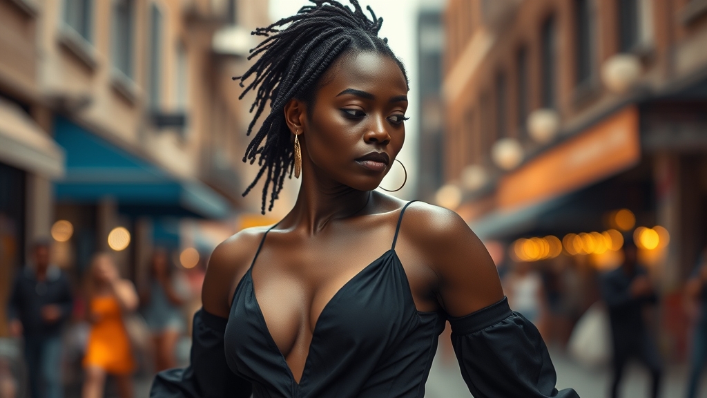 Black Silk Mature Lady Street Dance Techniques: Balance Elegance and Coolness